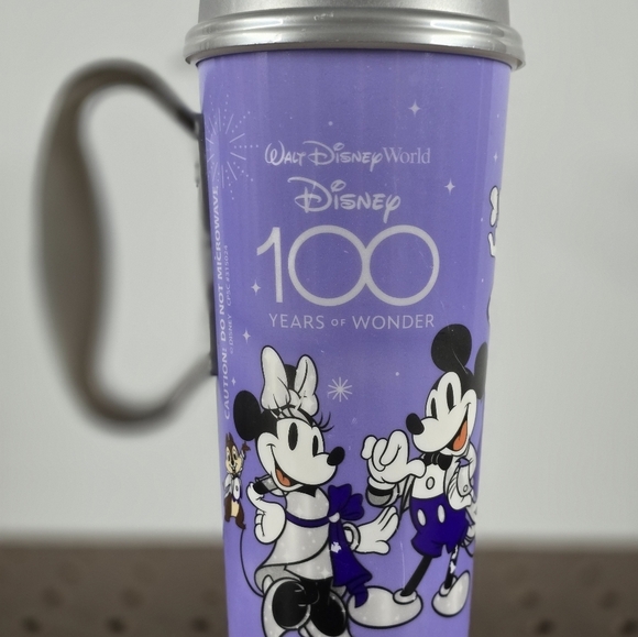 Walt Disney World 100 Years Wonder Mickey Minnie Mouse Souvenir Refillable Cup - Picture 2 of 4